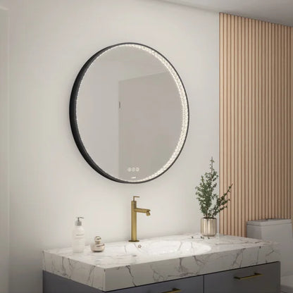 Romy 28" LED Lighted Wall Mirror with Defogger