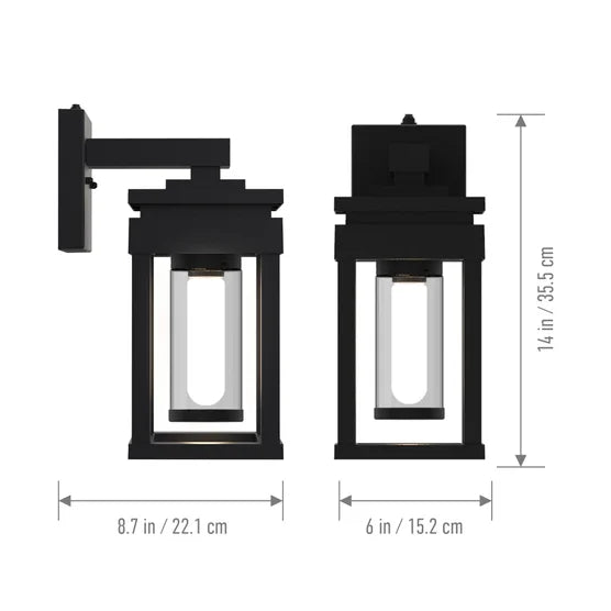 Ellis Outdoor LED Wall Lantern
