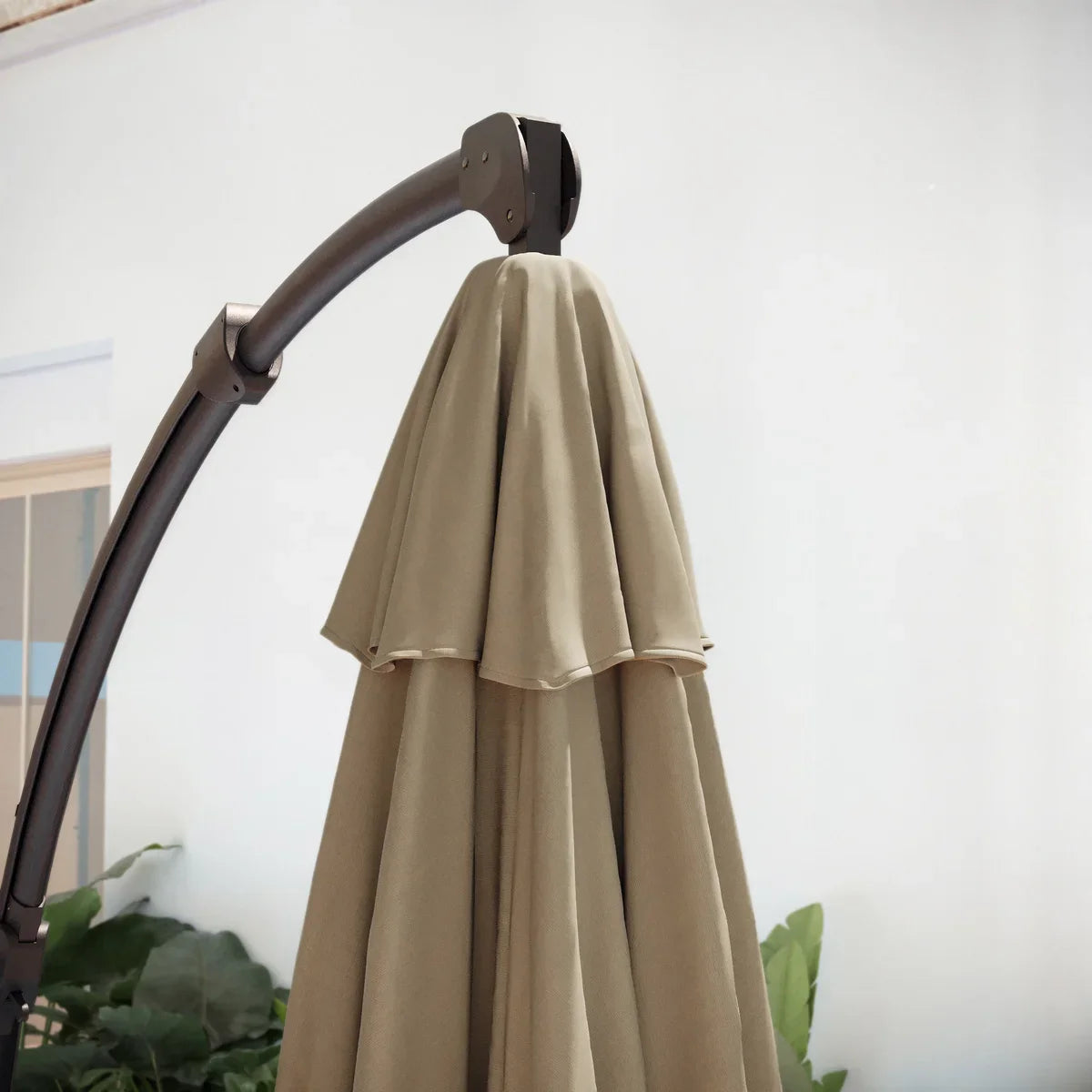 Seasons Sentry 11.5 ft. Round Side Mount Cantilever Umbrella