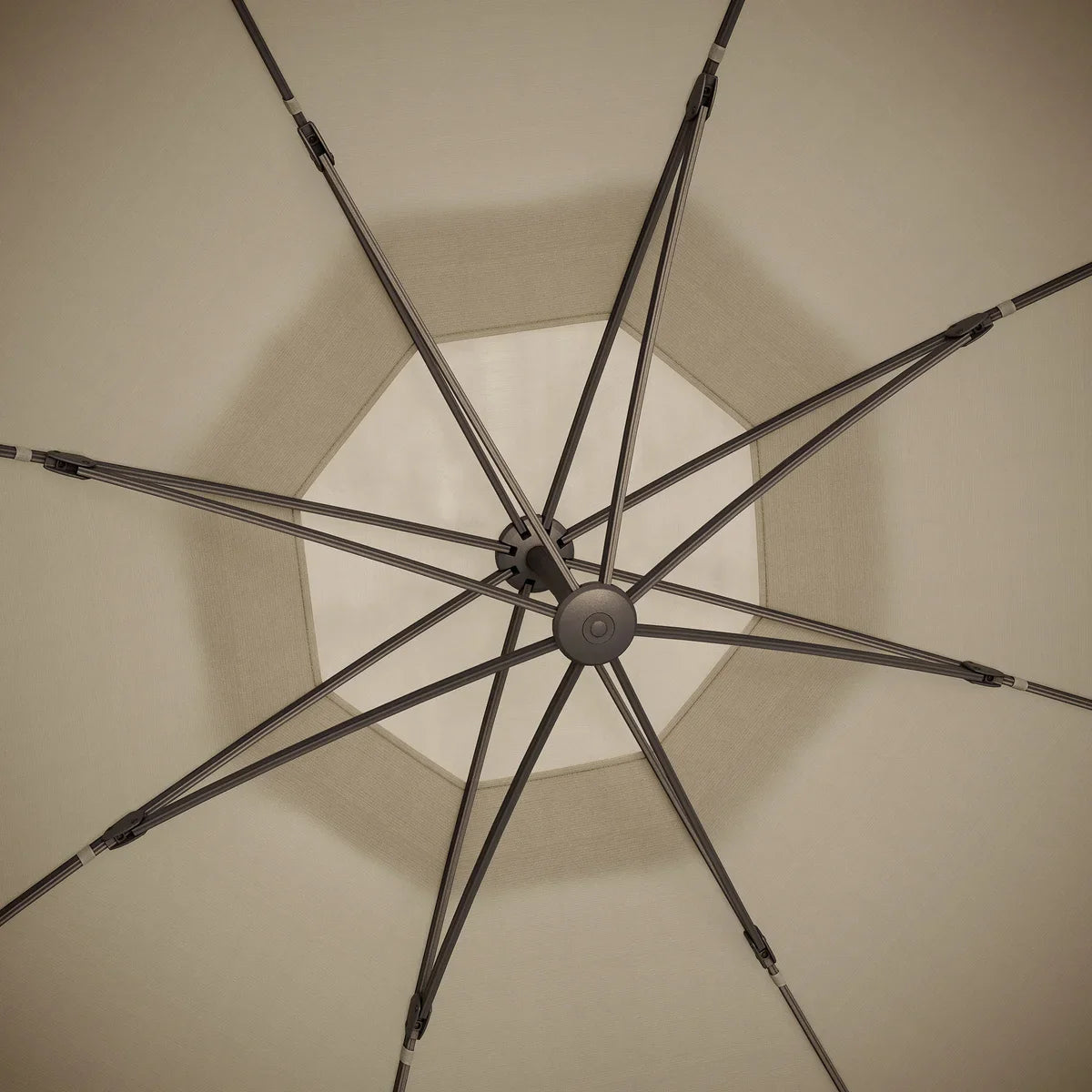 Seasons Sentry 11.5 ft. Round Side Mount Cantilever Umbrella