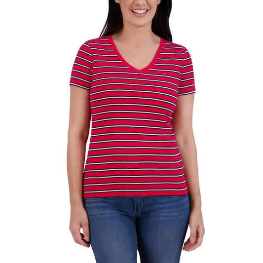 Tommy Hilfiger Women's V-Neck Tee