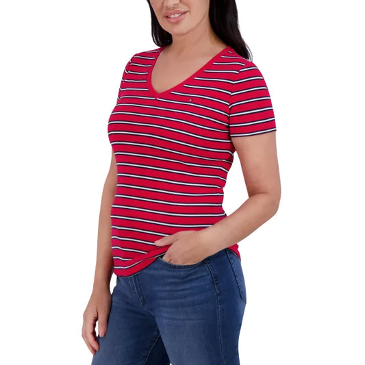 Tommy Hilfiger Women's V-Neck Tee