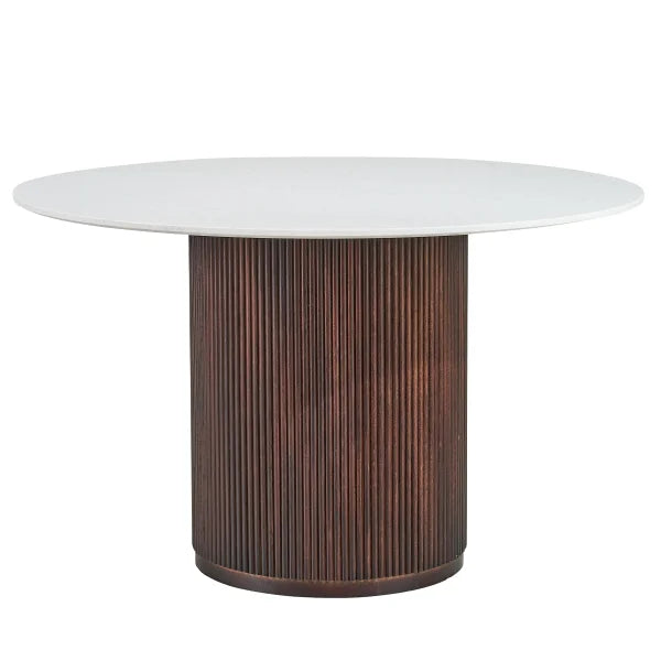 48” Carrara Quartz Dining Table