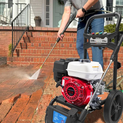 Yard Force 3200PSI 2.5GMP Honda GX200 196cc Gas Pressure Washer