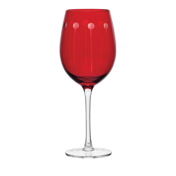 Cheers Ruby Wine Glasses, Set of 6