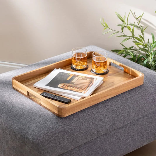 iDESIGN Acacia Wood Serving Tray