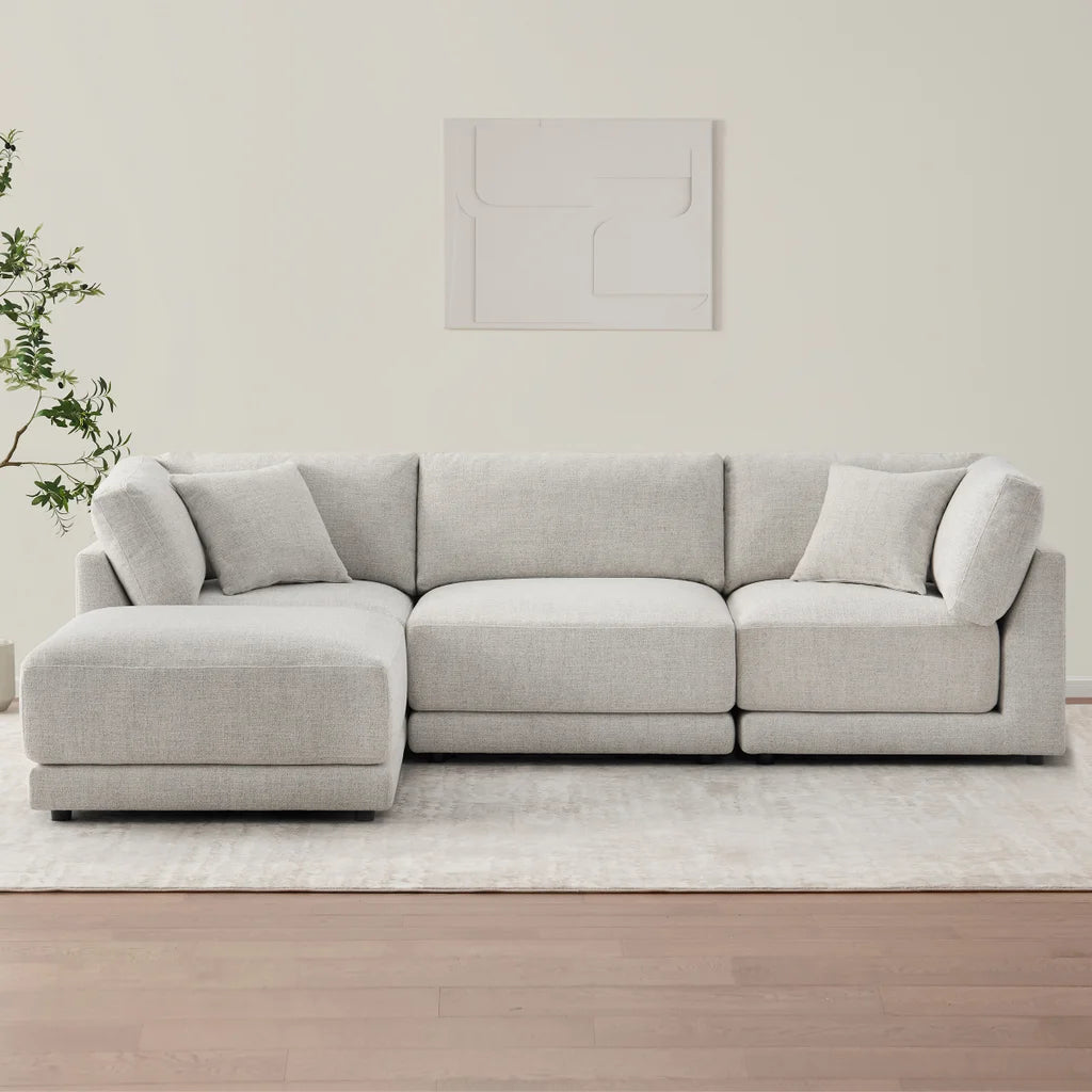 Dayna 4-piece Fabric Modular Sectional