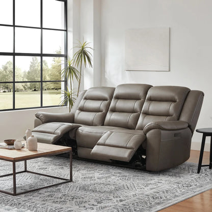 Mason Leather Power Reclining Sofa with Power Headrests