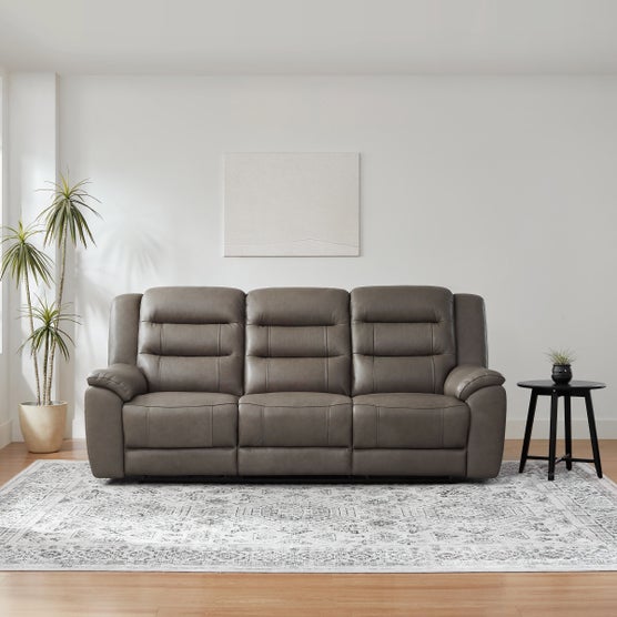 Mason Leather Power Reclining Sofa with Power Headrests