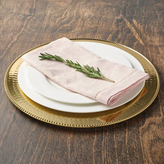 Mikasa Holiday Stainless Steel Charger Plates