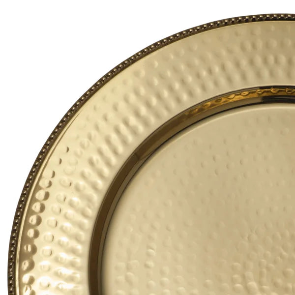Mikasa Holiday Stainless Steel Charger Plates