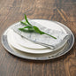 Mikasa Holiday Stainless Steel Charger Plates