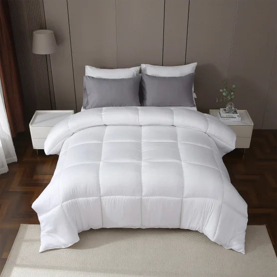300 Thread Count 100% Viscose from Bamboo White Comforter