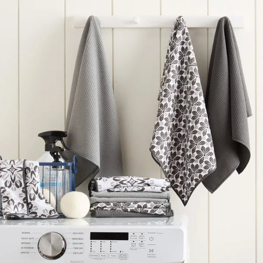Microfiber Kitchen Towels, 8-pack