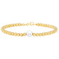 Freshwater Cultured 7.5-8mm Pearl Bracelet With 14kt Yellow Gold Clasp