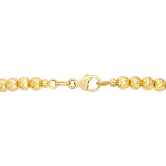 Freshwater Cultured 7.5-8mm Pearl Bracelet With 14kt Yellow Gold Clasp