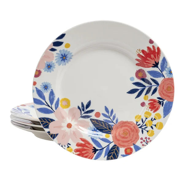 Spring Garden 4-piece Dinner Plate Set by Jess Phoenix