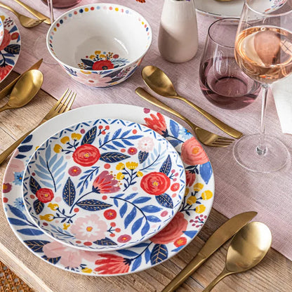 Spring Garden 4-piece Dinner Plate Set by Jess Phoenix