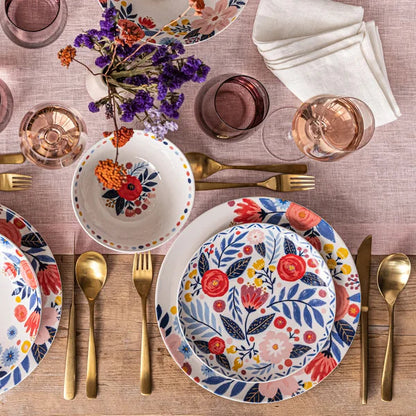 Spring Garden 4-piece Dinner Plate Set by Jess Phoenix
