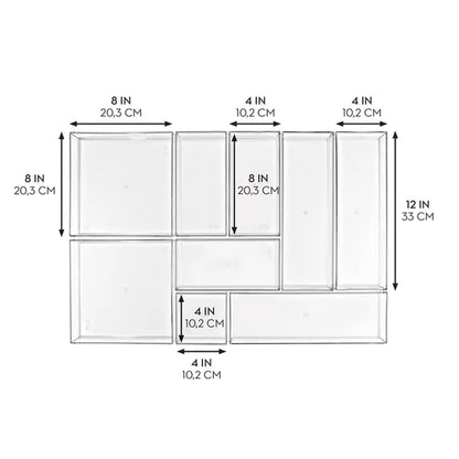 9-piece Drawer Organizer Set