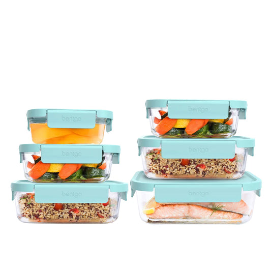 12-piece Glass Food Storage Set