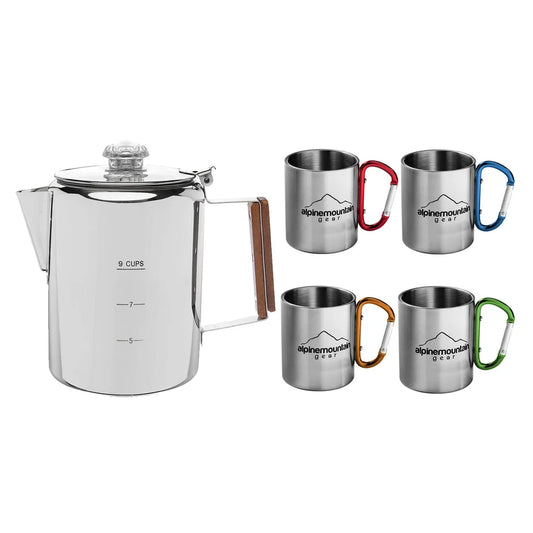 5-piece Stainless Steel Coffee Set