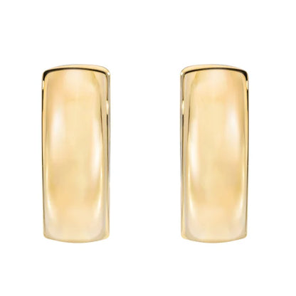 14kt Yellow Gold Huggie Hoop Earrings