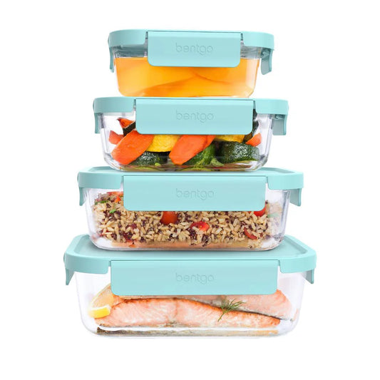 8-piece Glass Food Storage Set