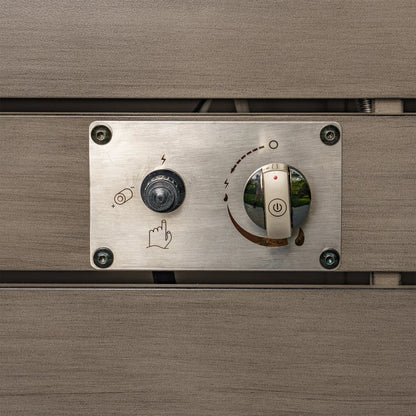 SunVilla Athena 7-piece Fire Outdoor High Dining Set