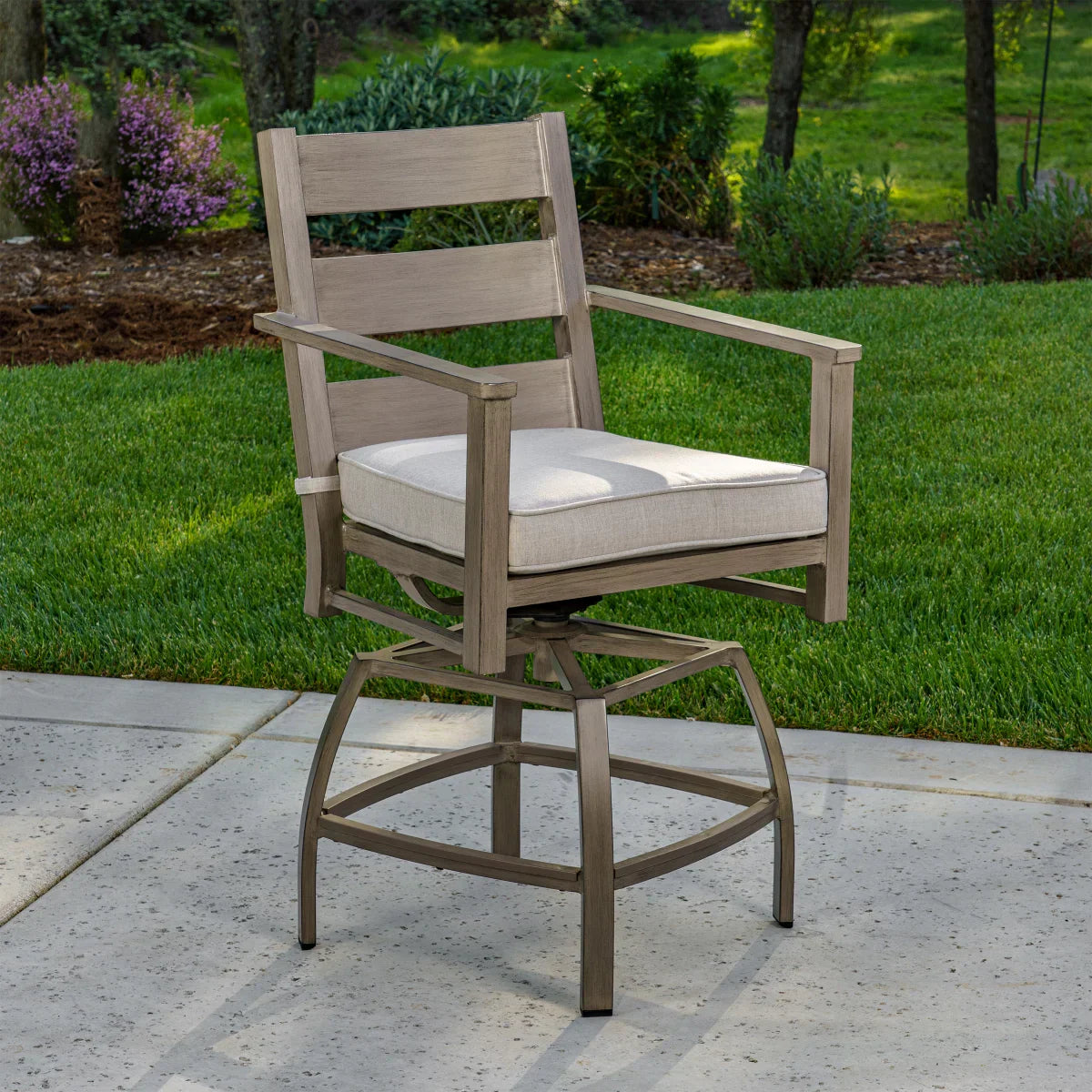 SunVilla Athena 7-piece Fire Outdoor High Dining Set