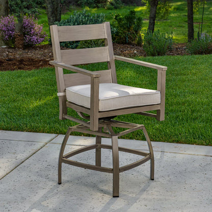 SunVilla Athena 7-piece Fire Outdoor High Dining Set