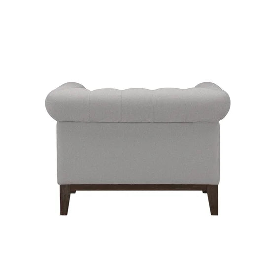 Gwen Fabric Chesterfield 2-piece Set, Sofa and Chair