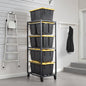 Gorilla Rack 5-tier Rolling Bin Organizer