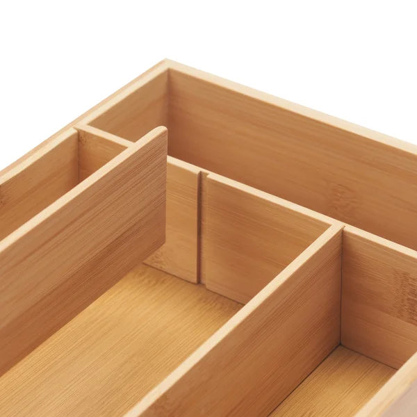 6-piece Bamboo Drawer Organizer