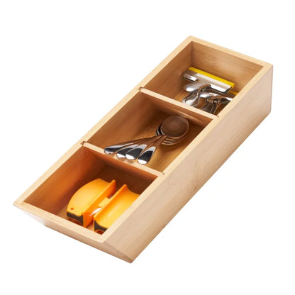 6-piece Bamboo Drawer Organizer