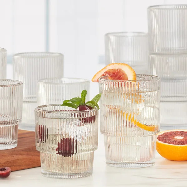 Anchor Hocking 16-piece Stackable Drinkware Set