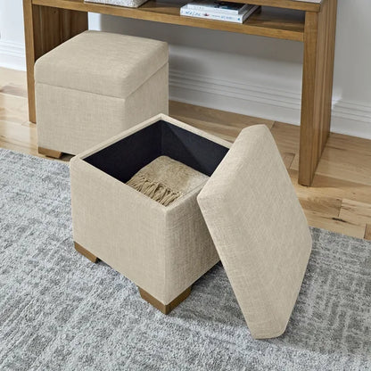 Sofa Table and 2 Ottomans