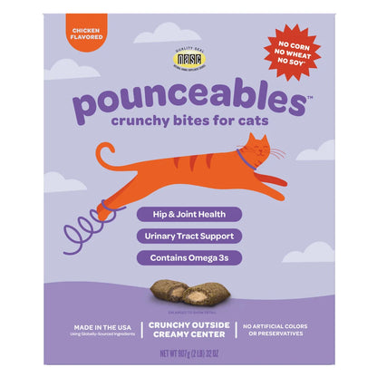 Crunchy Bites for Cats, Chicken Flavor, 32oz
