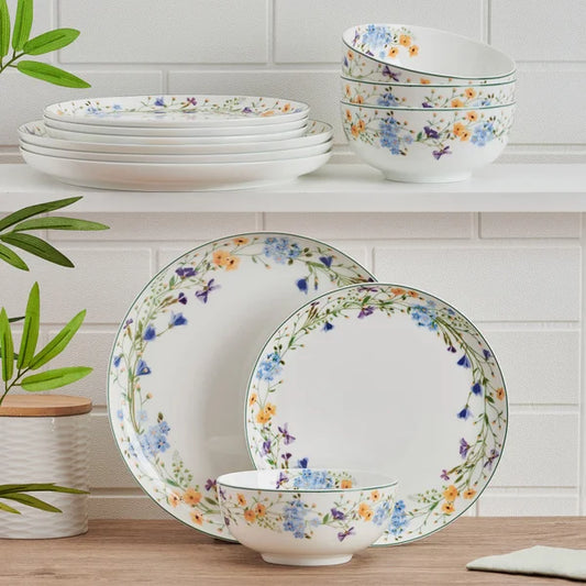 Mikasa Quinn 12-piece Bone Dinnerware Set