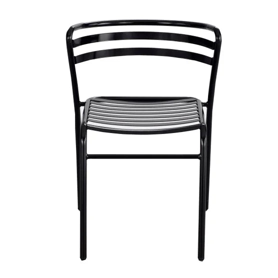 CoGo Commercial Steel Stacking Chairs, 2-pack