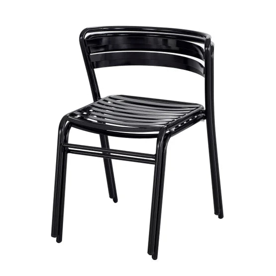 CoGo Commercial Steel Stacking Chairs, 2-pack