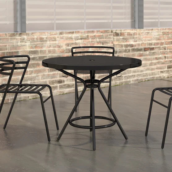 CoGo Commercial Steel Stacking Chairs, 2-pack