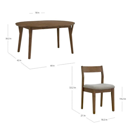 Rayven Dining Table and 4 Chairs