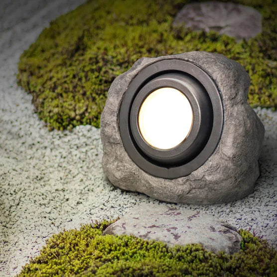 Solar LED Rock Spotlight with Adjustable Color Temperature