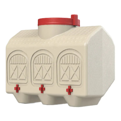 OverEZ Farmhouse Large Chicken Coop with Feeder, Waterer, and Bedding