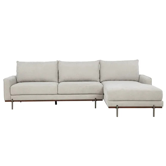 Myla 2-piece Fabric Sofa Chaise