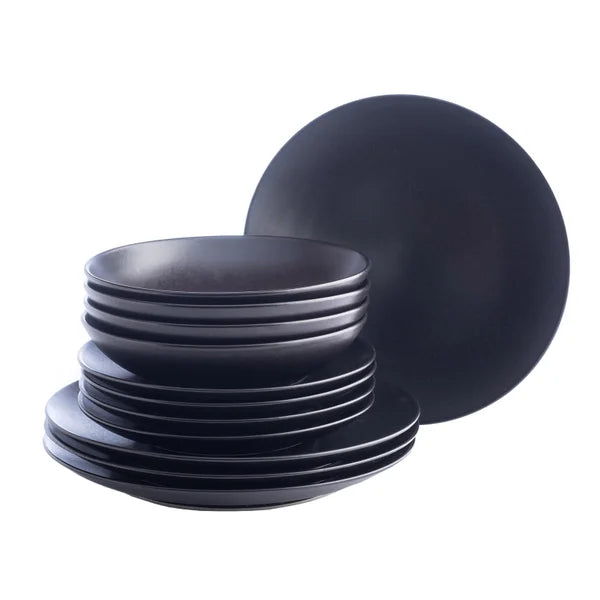 Porto by Stone + Lain Semplice 12-Piece Dinnerware Set - Thumbnail 2