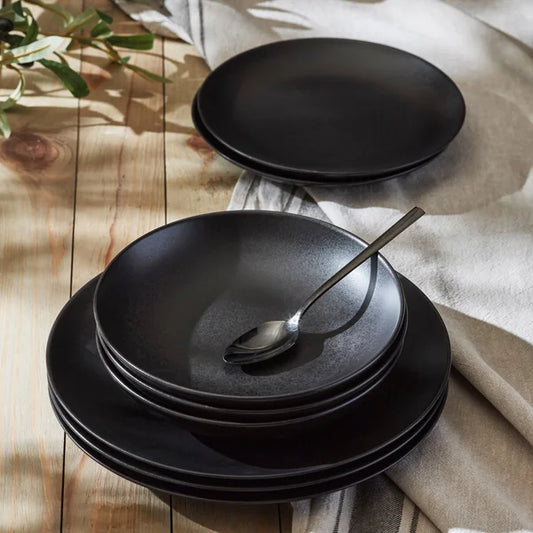 12-Piece Dinnerware Set - Porto by Stone + Lain Semplice