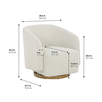Mini Murphy Kids Swivel Accent Chair
