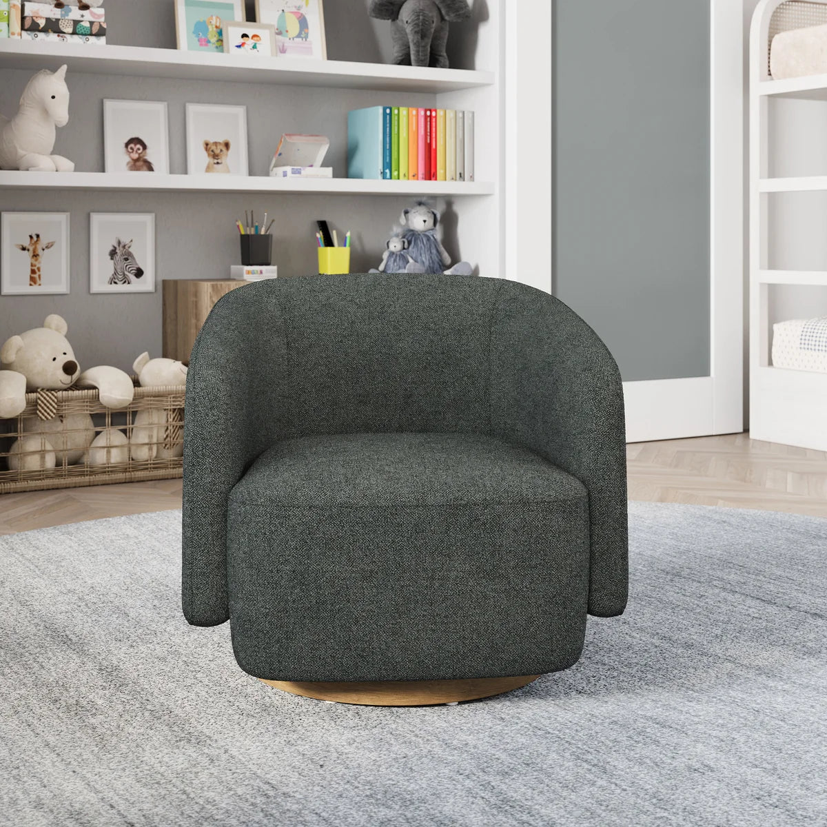 Mini Murphy Kids Swivel Accent Chair